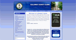Desktop Screenshot of calloway.clerkinfo.net