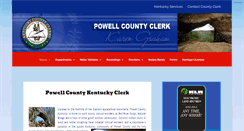 Desktop Screenshot of powell.clerkinfo.net