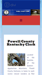 Mobile Screenshot of powell.clerkinfo.net