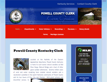 Tablet Screenshot of powell.clerkinfo.net